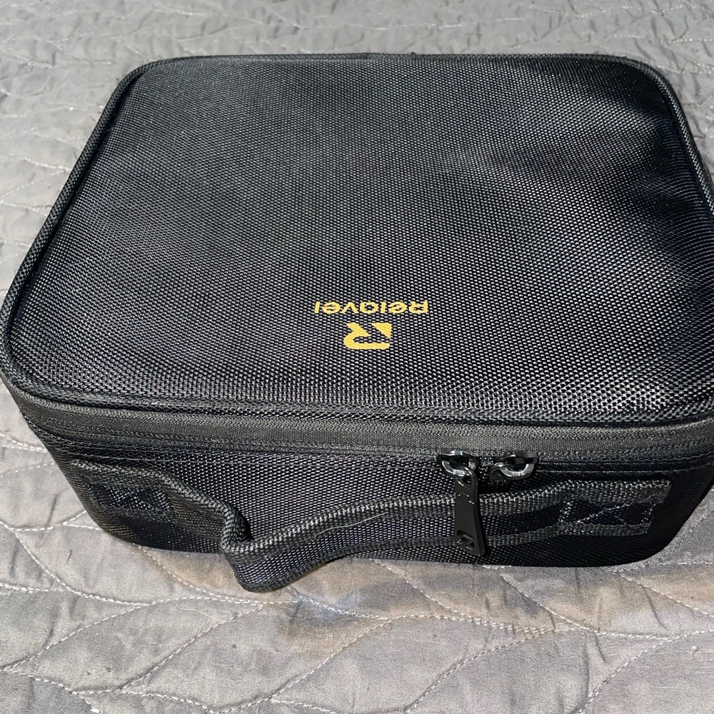 Black Travel Makeup Case